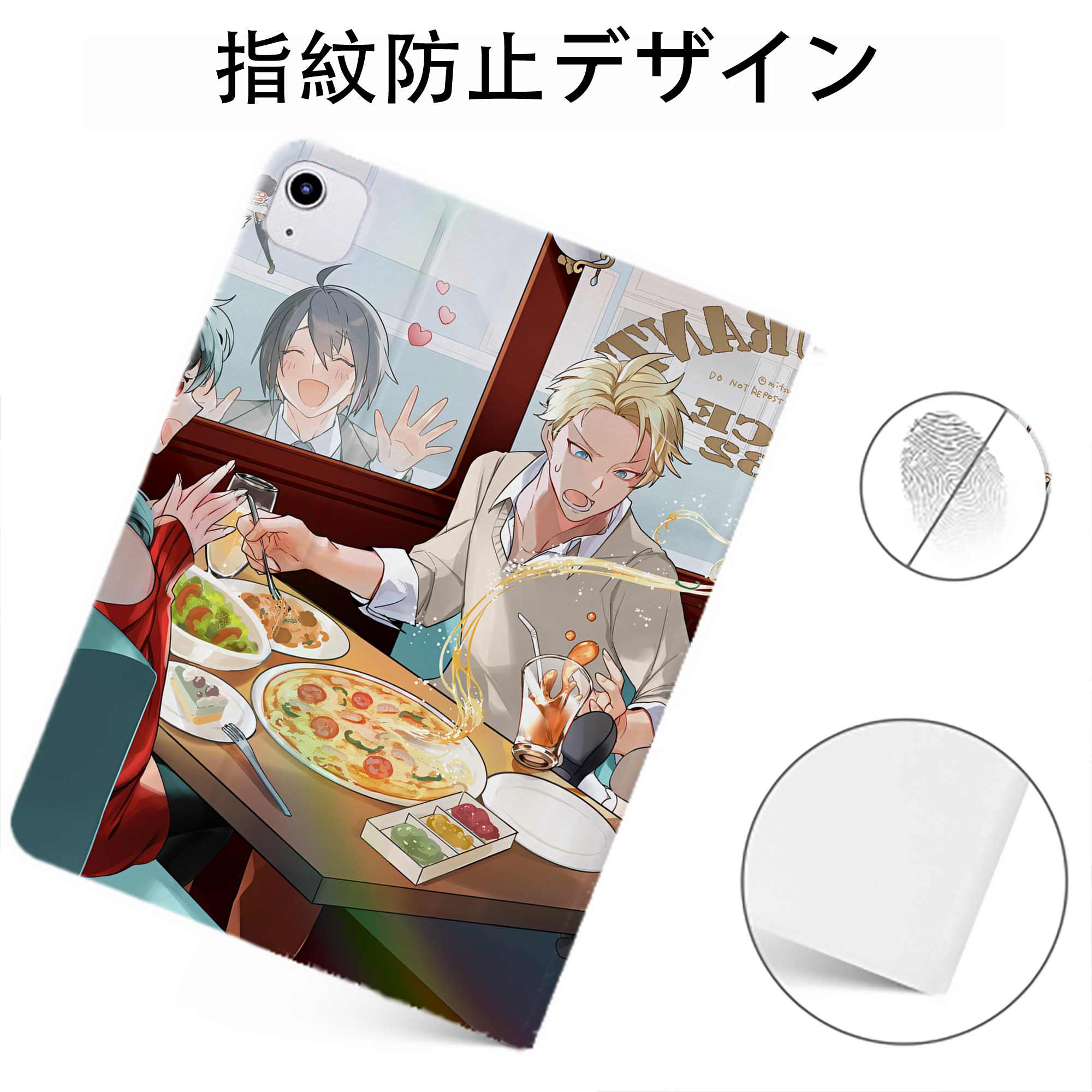 （画像用） SPY×FAMILY间谍家家酒 IPadケース ペンホルダー付き ブックスタイルデザイン